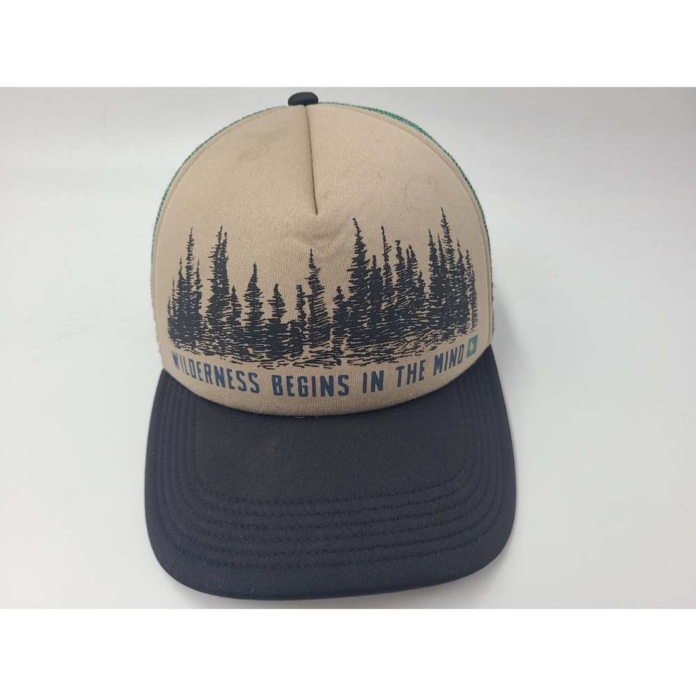 Wilderness Begins in the Mind Hippytree Helmet Mesh Trucker Snapback Hat Cap Men